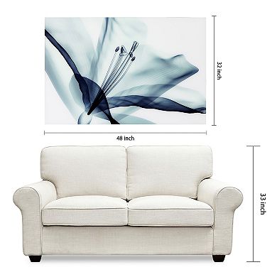 Empire Art Direct Amaryllis Glass Wall Art