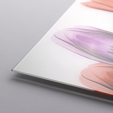 Empire Art Direct Tulip Scape X-Ray I Glass Wall Art