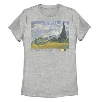 Juniors' Trendy Vincent van Gogh Photoreal Tee
