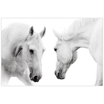 Empire Art Direct Reflection Horse Glass Wall Art