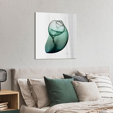 Empire Art Direct Shimmering Snail I Glass Wall Art