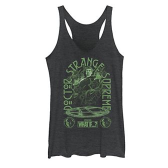 Juniors' Marvel What If Doctor Strange Supreme Logo Tank Top