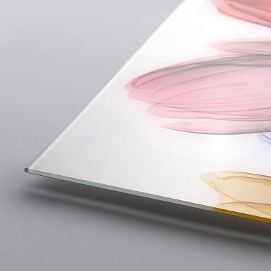 Empire Art Direct Tulip X-Ray Glass Wall Art