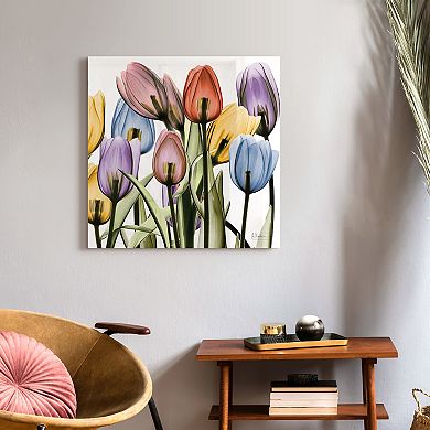 Empire Art Direct Tulip X-Ray Glass Wall Art