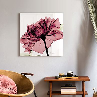 Empire Art Direct Chianti Rose I Glass Wall Art