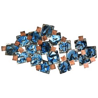 Mesh Etched Metal Wall Sculpture