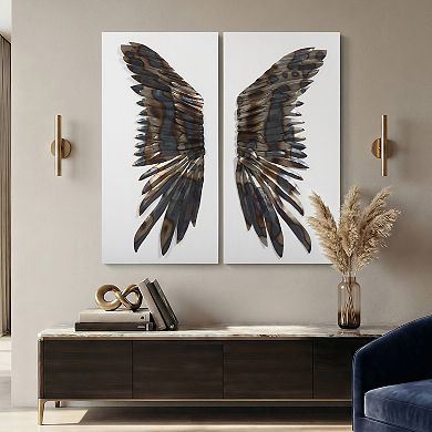 The Wings Mixed Media Iron Canvas