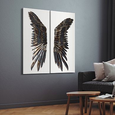The Wings Mixed Media Iron Canvas