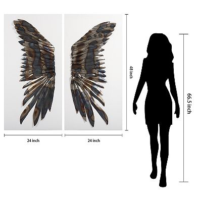 The Wings Mixed Media Iron Canvas