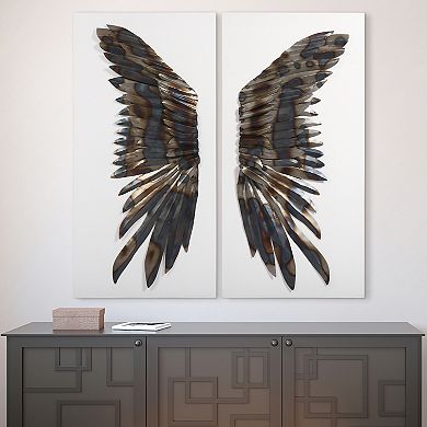 The Wings Mixed Media Iron Canvas