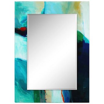 Sky Rectangular Beveled Mirror
