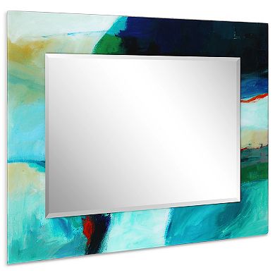 Sky Rectangular Beveled Mirror