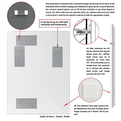 Sky Rectangular Beveled Mirror