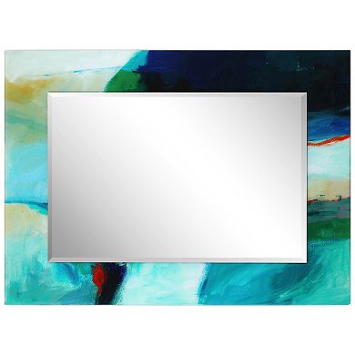 Sky Rectangular Beveled Mirror