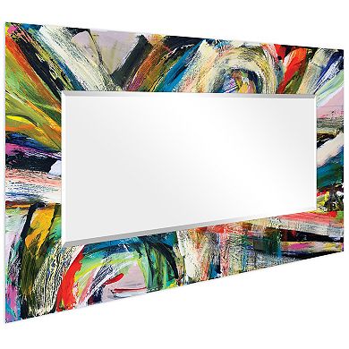 Rock Start I Rectangular Beveled Mirror