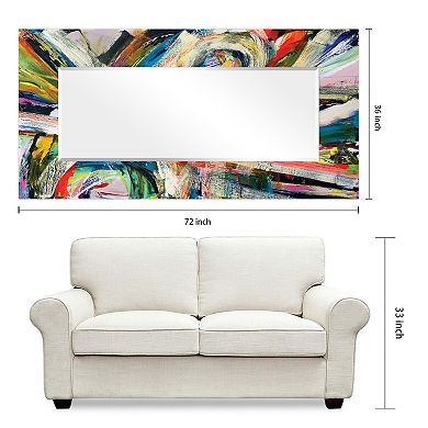 Rock Start I Rectangular Beveled Mirror