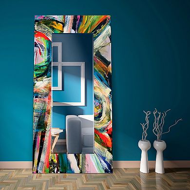 Rock Start I Rectangular Beveled Mirror