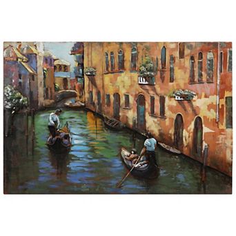 Venice Mixed Media Iron Dimensional Wall Art