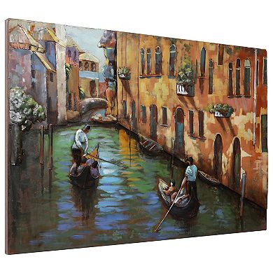 Venice Mixed Media Iron Dimensional Wall Art