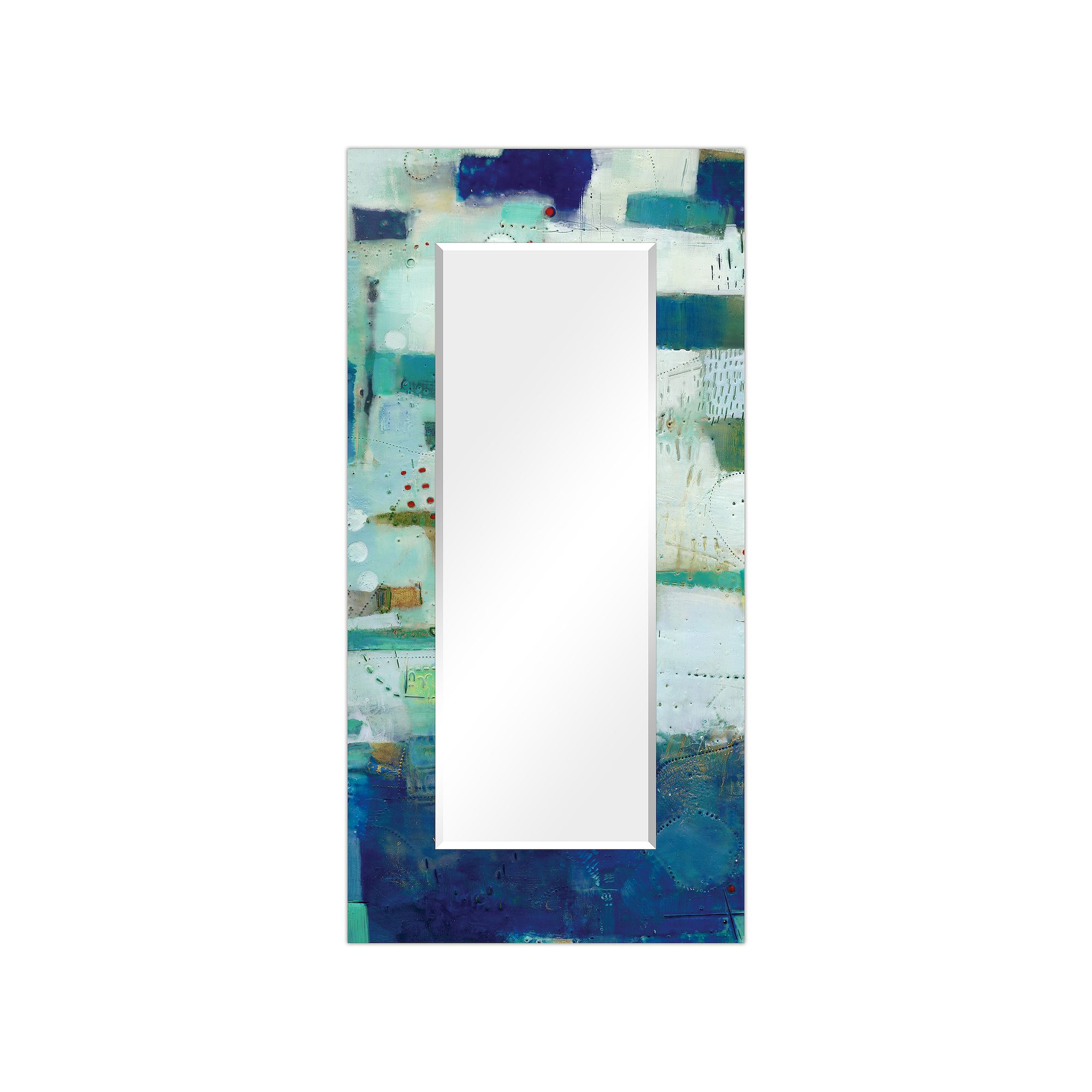 Crore I Rectangular Beveled Mirror, Multi