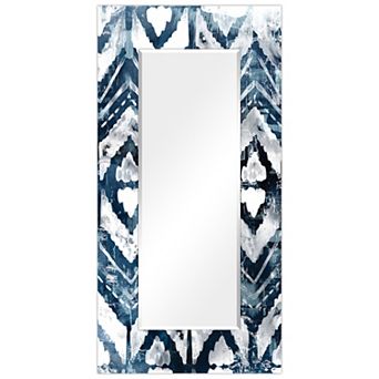 Indigo Extraction Rectangular Beveled Mirror