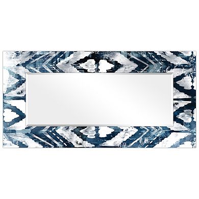 Indigo Extraction Rectangular Beveled Mirror
