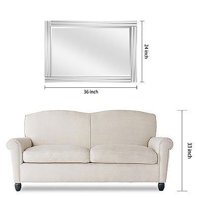 Beveled Clear Rectangular Mirror