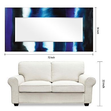 Run Off II Rectangular Beveled Mirror