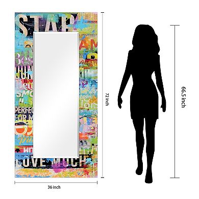 Metro Mix Rectangular Beveled Mirror