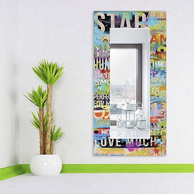 Metro Mix Rectangular Beveled Mirror