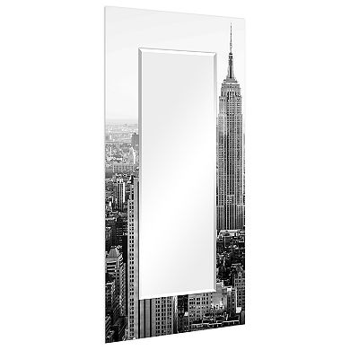 My N.Y. Rectangular Beveled Mirror