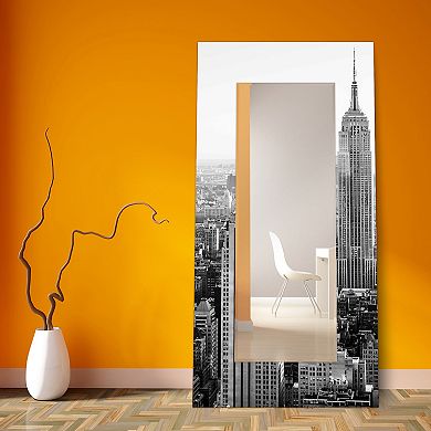 My N.Y. Rectangular Beveled Mirror