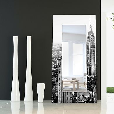 My N.Y. Rectangular Beveled Mirror