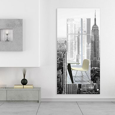 My N.Y. Rectangular Beveled Mirror
