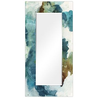 Blue Sky Rectangular Beveled Mirror