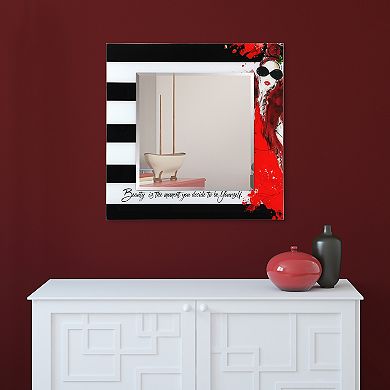 Empire Art Direct Fashion Square Wall Mirror