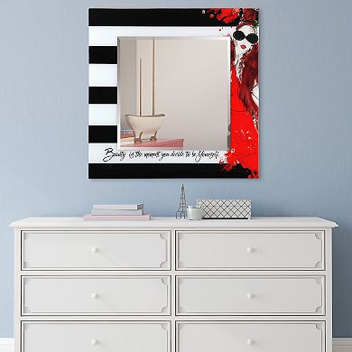 Empire Art Direct Fashion Square Wall Mirror