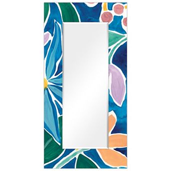 Tiki Square Rectangular Beveled Mirror