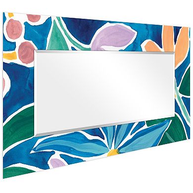 Tiki Square Rectangular Beveled Mirror