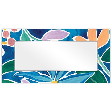 Tiki Square Rectangular Beveled Mirror