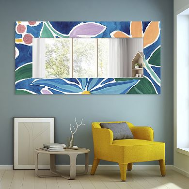 Tiki Square Rectangular Beveled Mirror