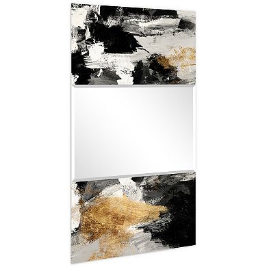 Gray Skies Rectangular Beveled Mirror