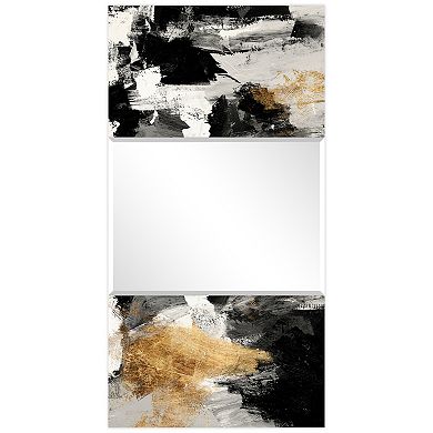 Gray Skies Rectangular Beveled Mirror