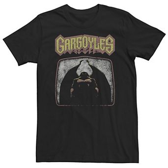 Big & Tall Gargoyles Goliath Retro Distressed Portrait Tee