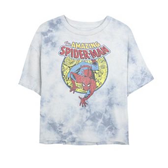 Juniors' Marvel Amazing Spider-Man Vintage Comic Tee