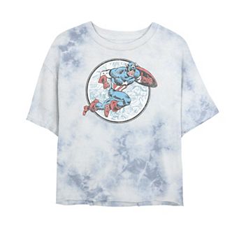 Juniors' Marvel Captain America Battle Tee