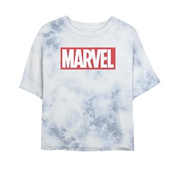 Juniors' Marvel Classic Bold Logo Tee