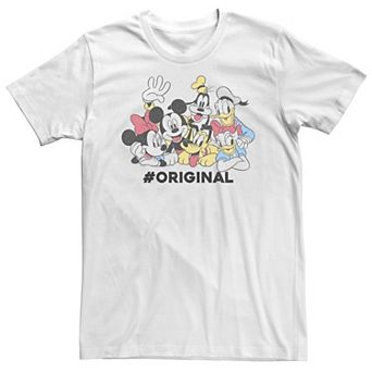 Big & Tall Disney Mickey Mouse & Friends "# Original" Portrait Tee