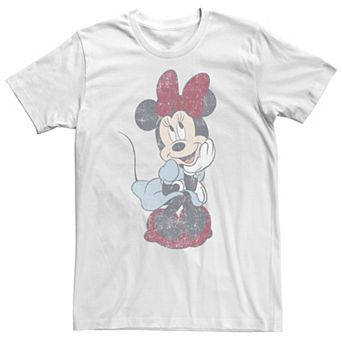 Big & Tall Disney Mickey Mouse And Friends Minnie Mouse Faded Portrait Tee