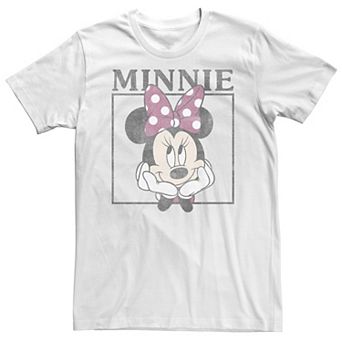 Big & Tall Disney Minnie Mouse Distressed Framed Portrait Tee